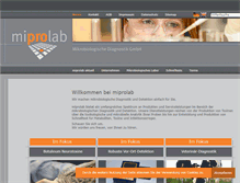 Tablet Screenshot of miprolab.com